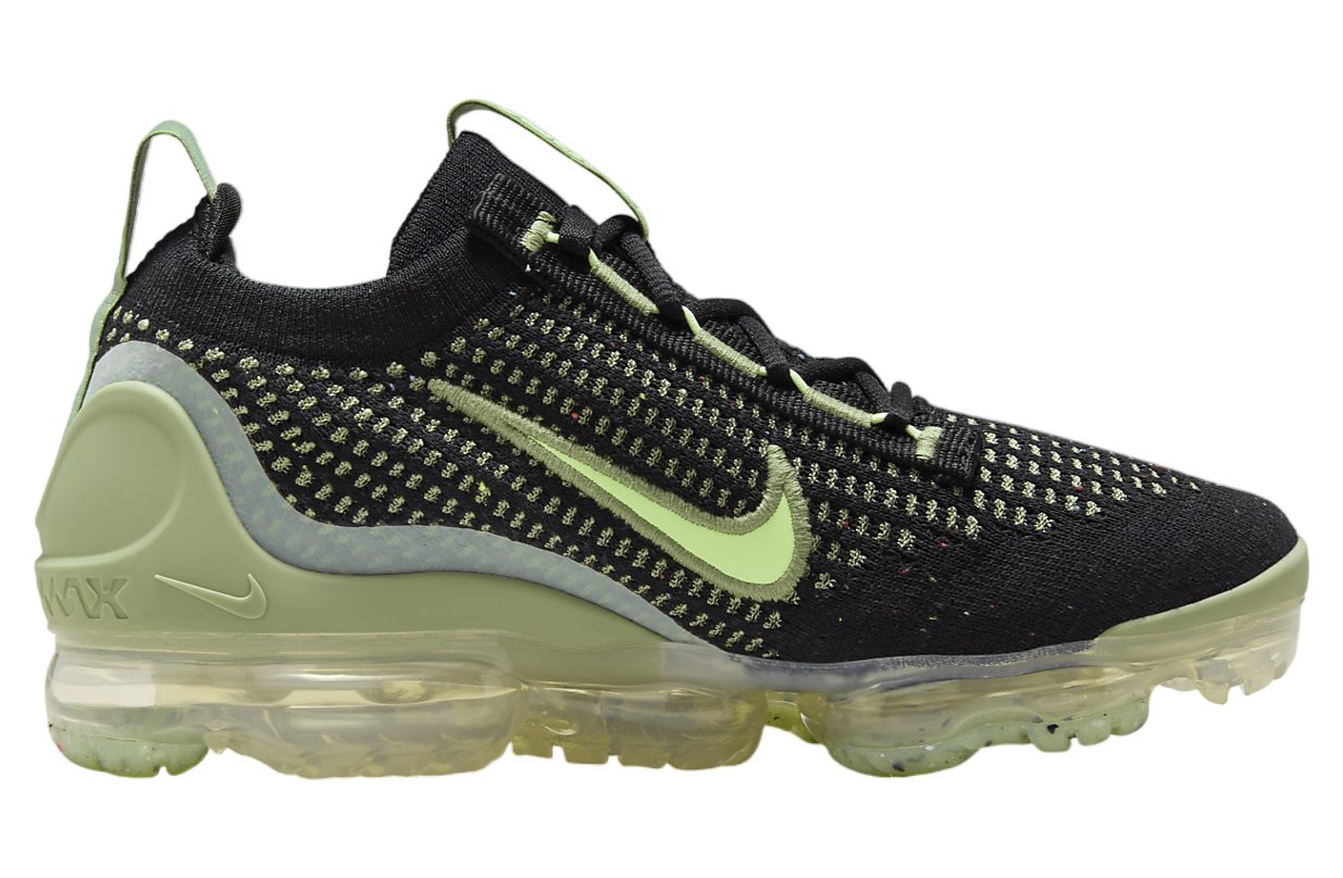 Nike Air VaporMax 2021 FK GS Black / Oil Green