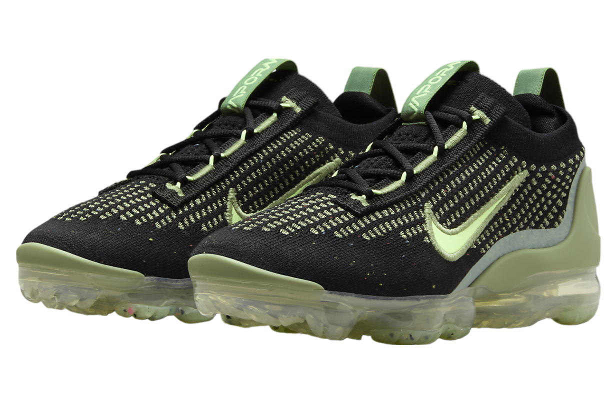 Nike Air VaporMax 2021 FK GS Black / Oil Green