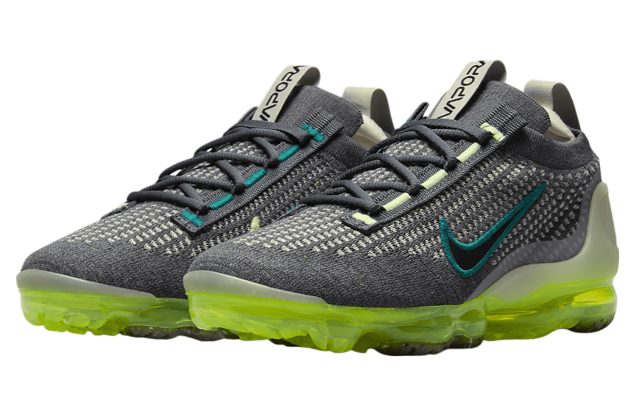 Nike Air VaporMax 2021 FK GS Dark Grey / Barely Volt