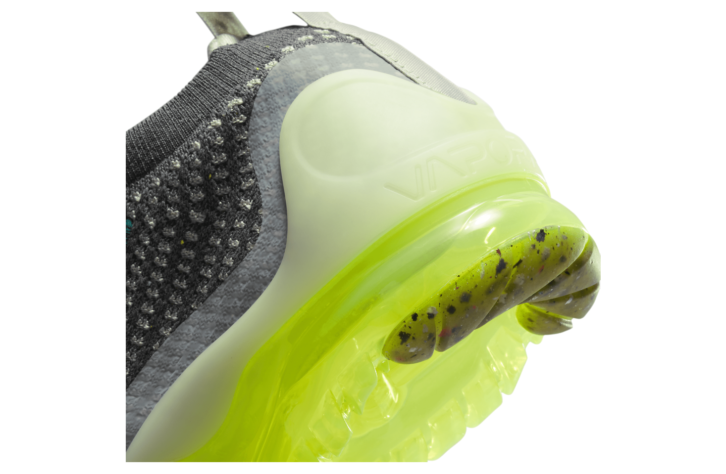 Nike Air VaporMax 2021 FK GS Dark Grey / Barely Volt