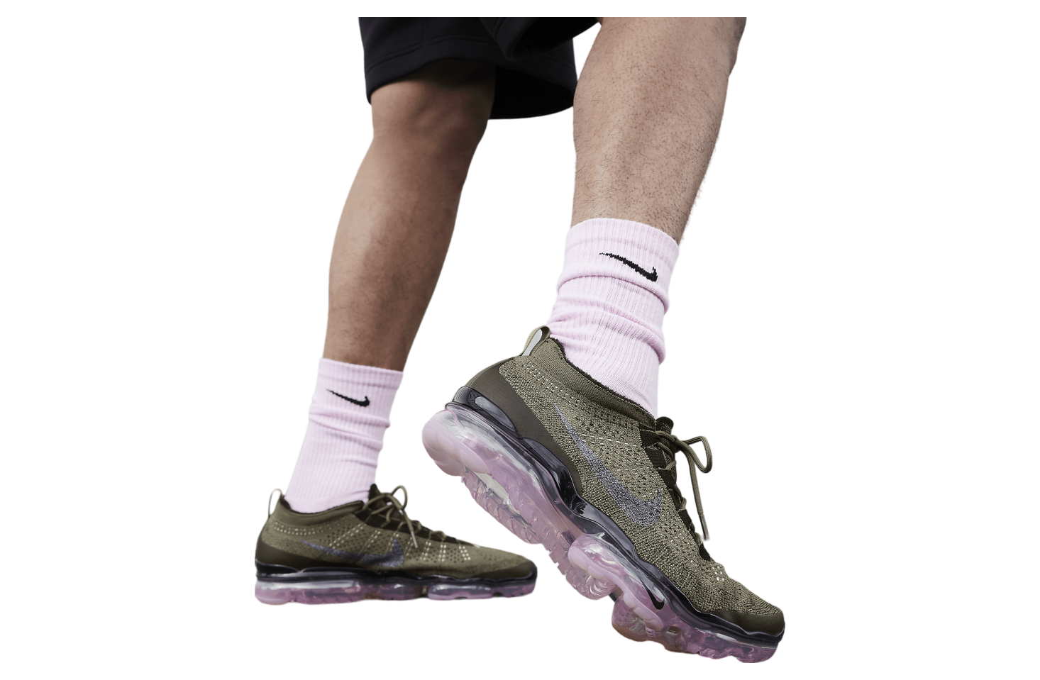 Nike Air VaporMax 2023 Flyknit Medium Olive / Pink Oxford