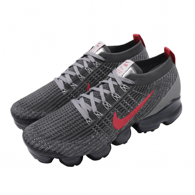 nike air vapormax flyknit 3 grey and red