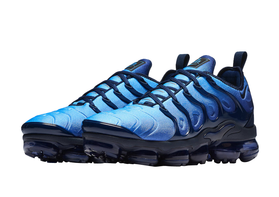vapormax plus blue and green