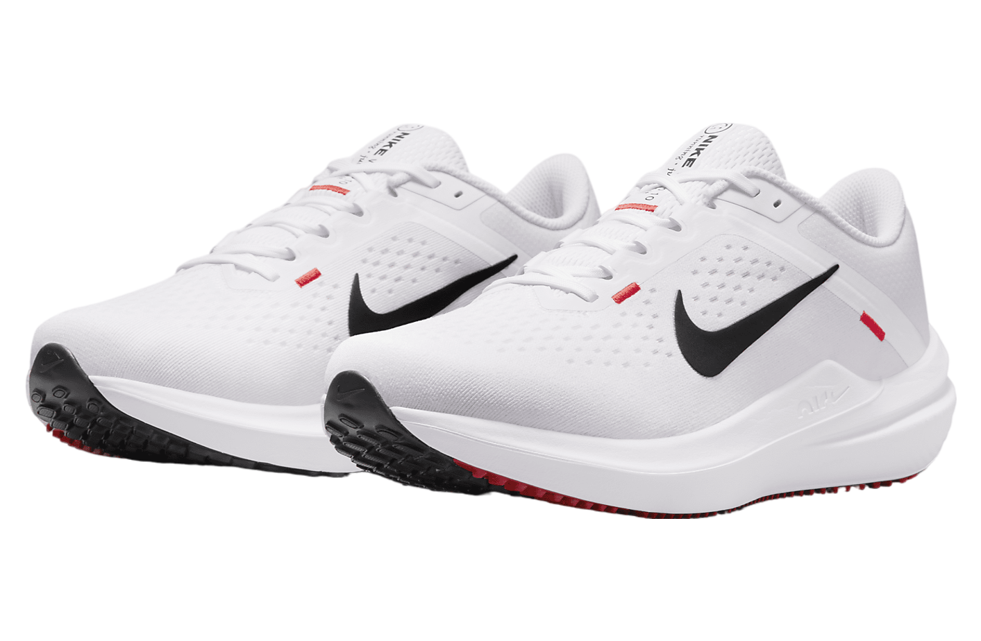 Nike Air Winflo 10 White Black Light Crimson