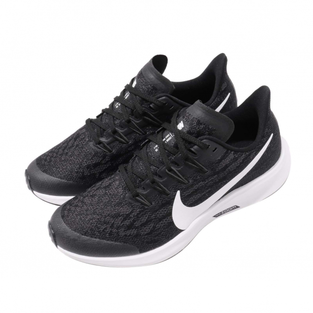 Nike Air Zoom Pegasus 36 GS Black White Thunder Grey