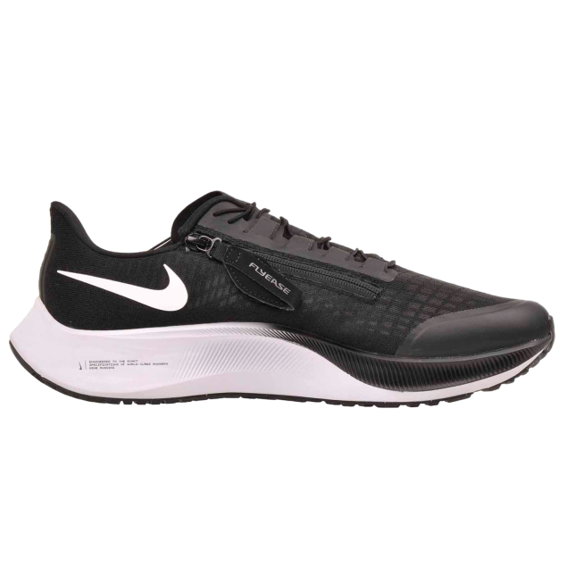 Nike Air Zoom Pegasus 37 Flyease 4E Black / White