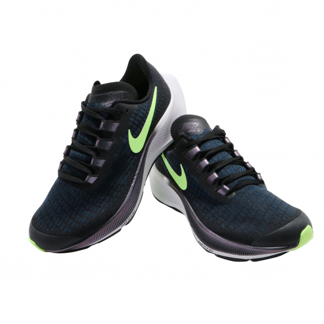 Nike Air Zoom Pegasus 37 GS Black Lime Blast