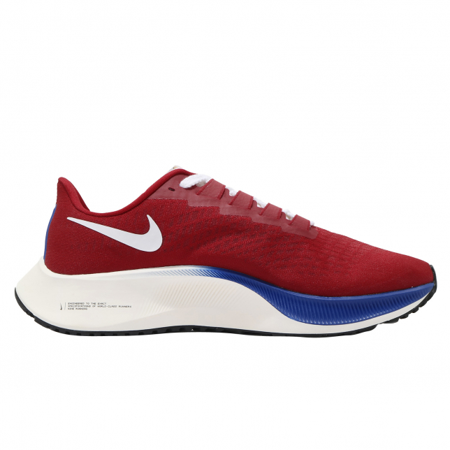 Nike Air Zoom Pegasus 37 Premium Gym Red Game Royal - Apr 2021 - CQ9908600