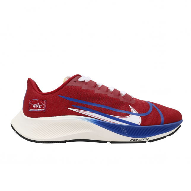 Nike Air Zoom Pegasus 37 Premium Gym Red Game Royal - Apr 2021 - CQ9908600