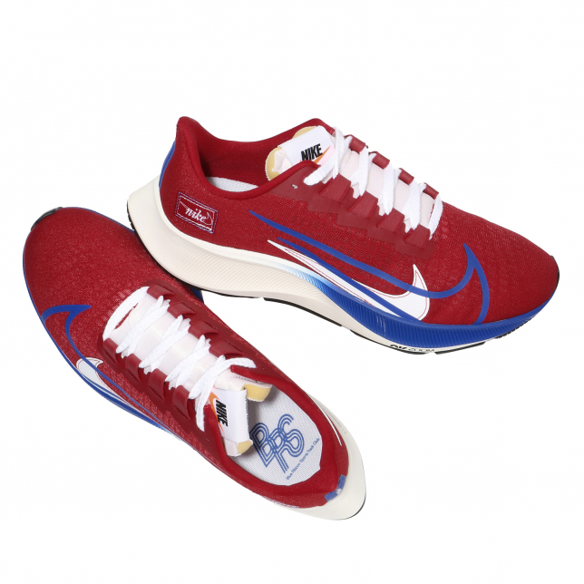 Nike Air Zoom Pegasus 37 Premium Gym Red Game Royal - Apr 2021 - CQ9908600