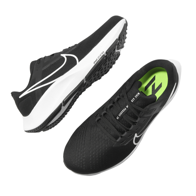 Nike Air Zoom Pegasus 38 4E Extra Wide Black / White