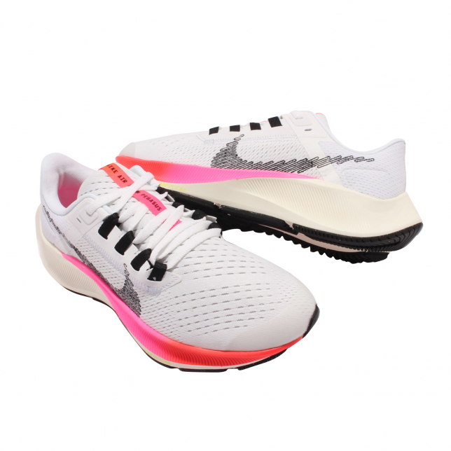 Nike Air Zoom Pegasus 38 GS White Black Football Grey DJ5557100