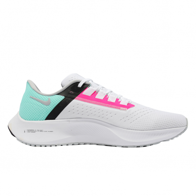 Nike Air Zoom Pegasus 38 White Wolf Grey Hyper Pink - KicksOnFire