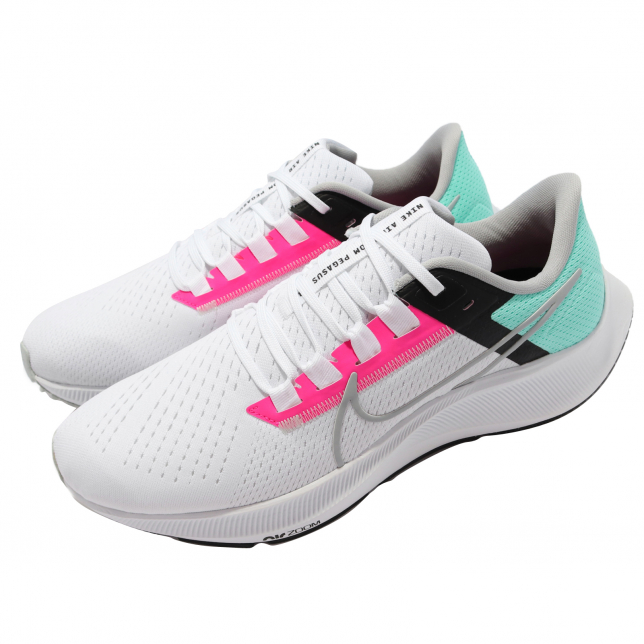 Nike Air Zoom Pegasus 38 White Wolf Grey Hyper Pink CW7356102