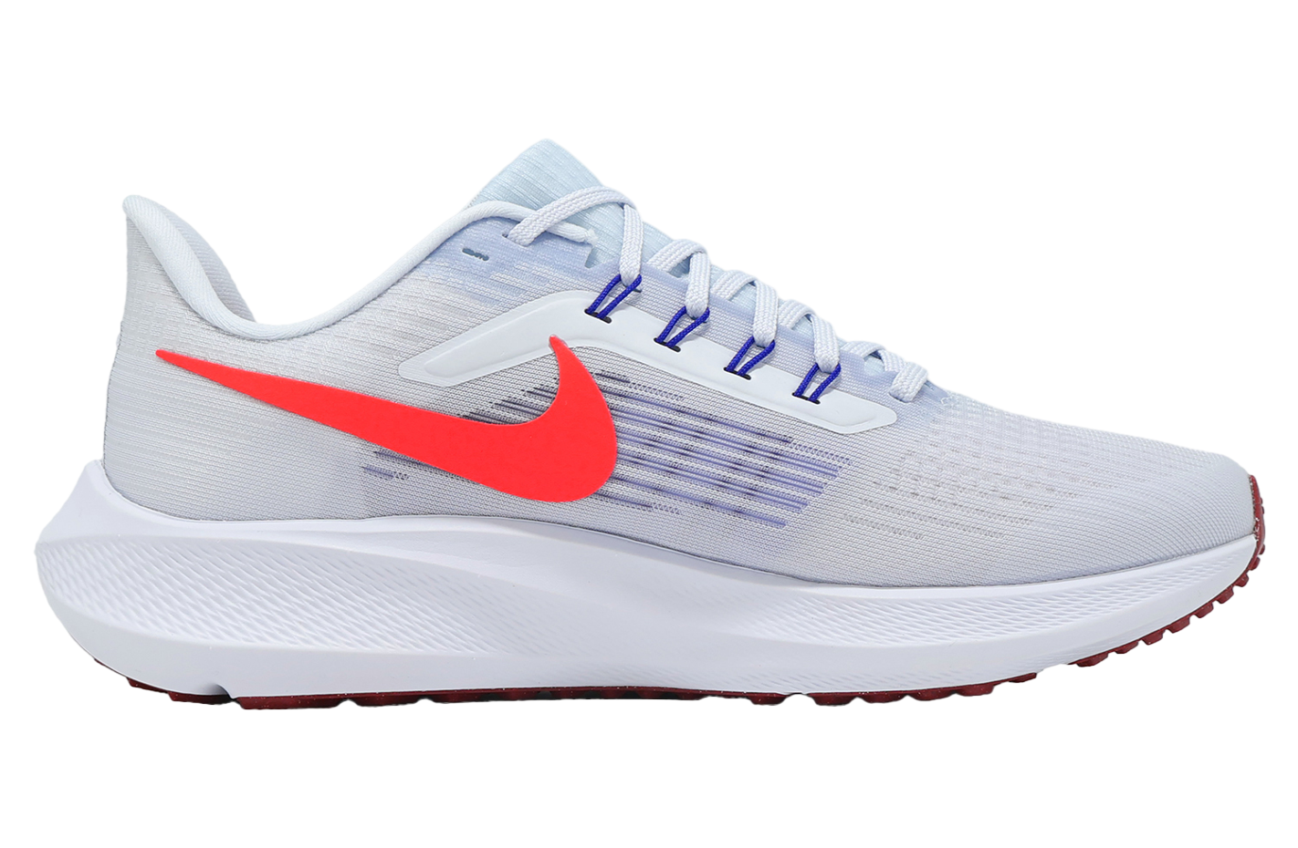 Nike Air Zoom Pegasus 39 Football Grey / Bright Crimson