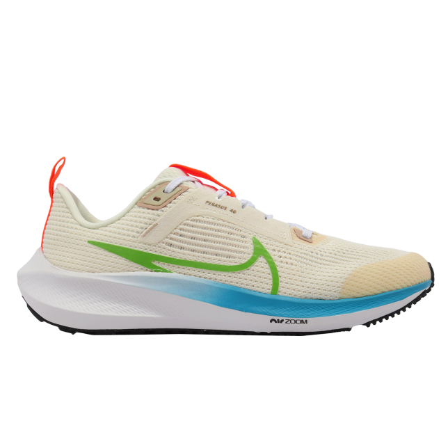 Nike Air Zoom Pegasus 40 GS Pale Ivory Action Green - Jul 2023 ...