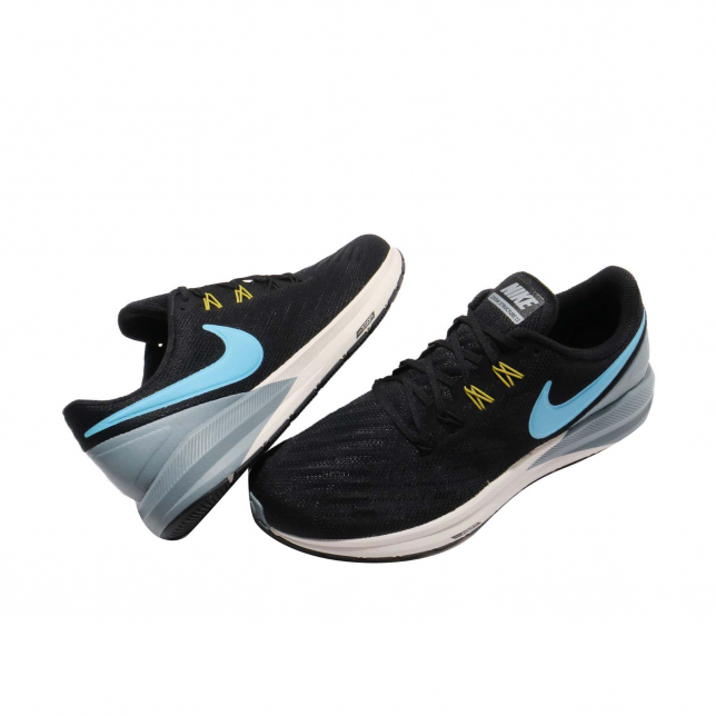 Nike Air Zoom Structure 22 Black Blue Fury