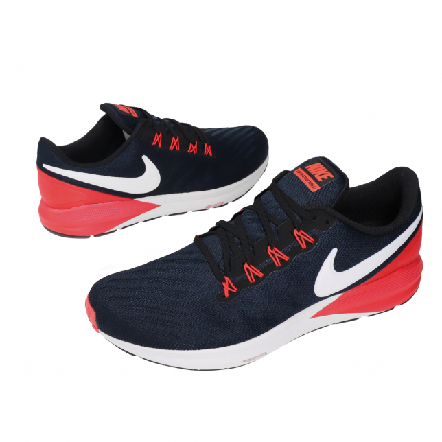 Nike Air Zoom Structure 22 Dark Obsidian White - Mar 2020 - CW3172411