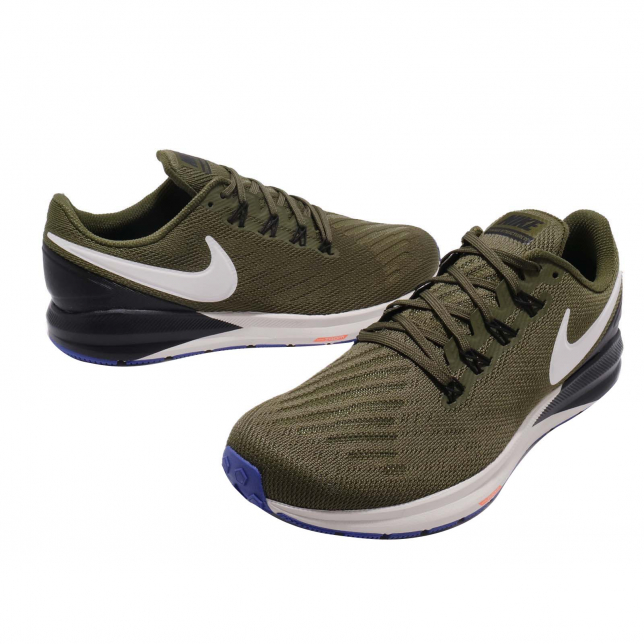 Nike Air Zoom Structure 22 Olive Canvas Light Bone AA1636300