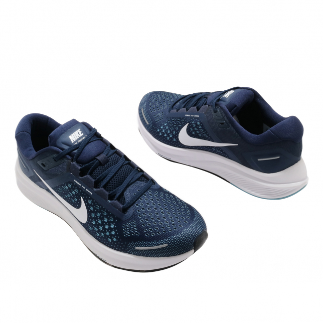 Nike Air Zoom Structure 23 Midnight Navy White Cerulean