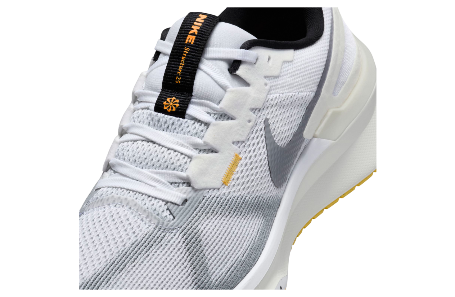 Nike Air Zoom Structure 25 White / Black / Laser Orange