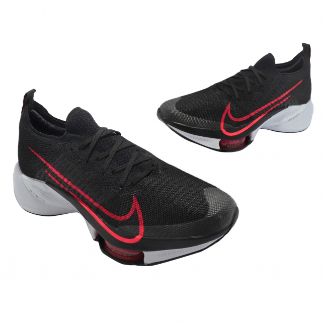 Nike Air Zoom Tempo Next% Flyknit Black Flash Crimson