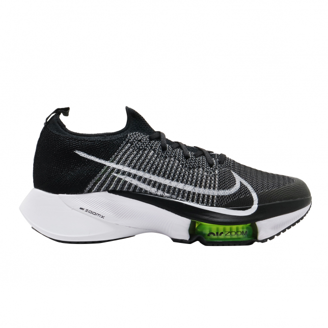 Nike Air Zoom Tempo Next% Flyknit Black White Volt