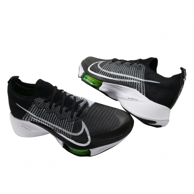 Nike Air Zoom Tempo Next% Flyknit Black White Volt - Aug 2020 - CI9923001