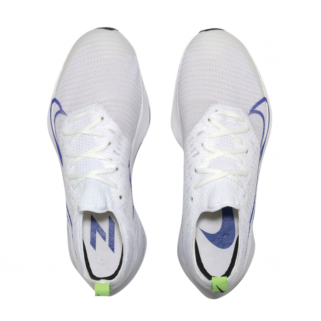 Nike Air Zoom Tempo Next% Flyknit White Racer Blue Volt CI9923103