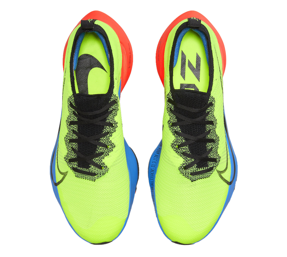 Nike Air Zoom Tempo NEXT% Volt - Jun 2022 - DV3031-700