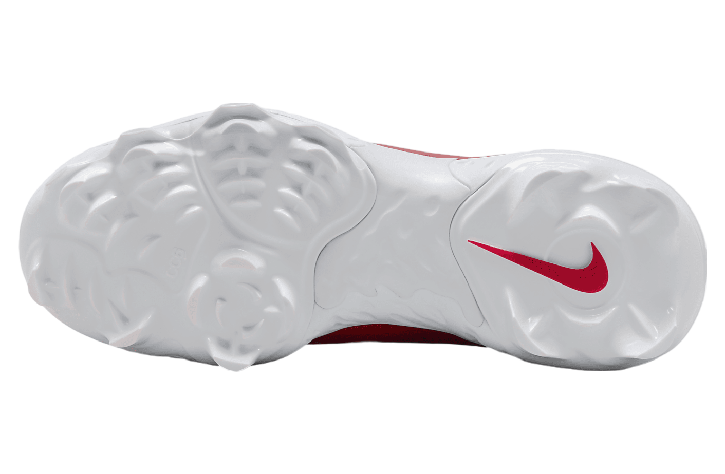 Nike Alpha Huarache Elite 4 Low MCS Pure Platinum / University Red