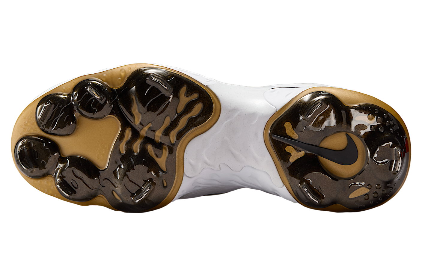 Nike Alpha Huarache Elite 4 Low White / Black / Metallic Gold