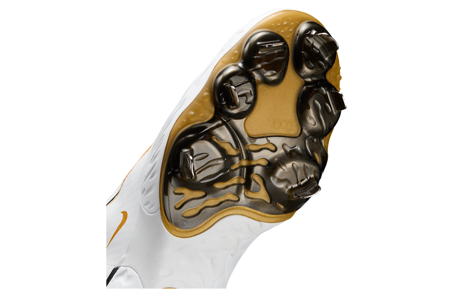 Nike Alpha Huarache Elite 4 Low White / Black / Metallic Gold