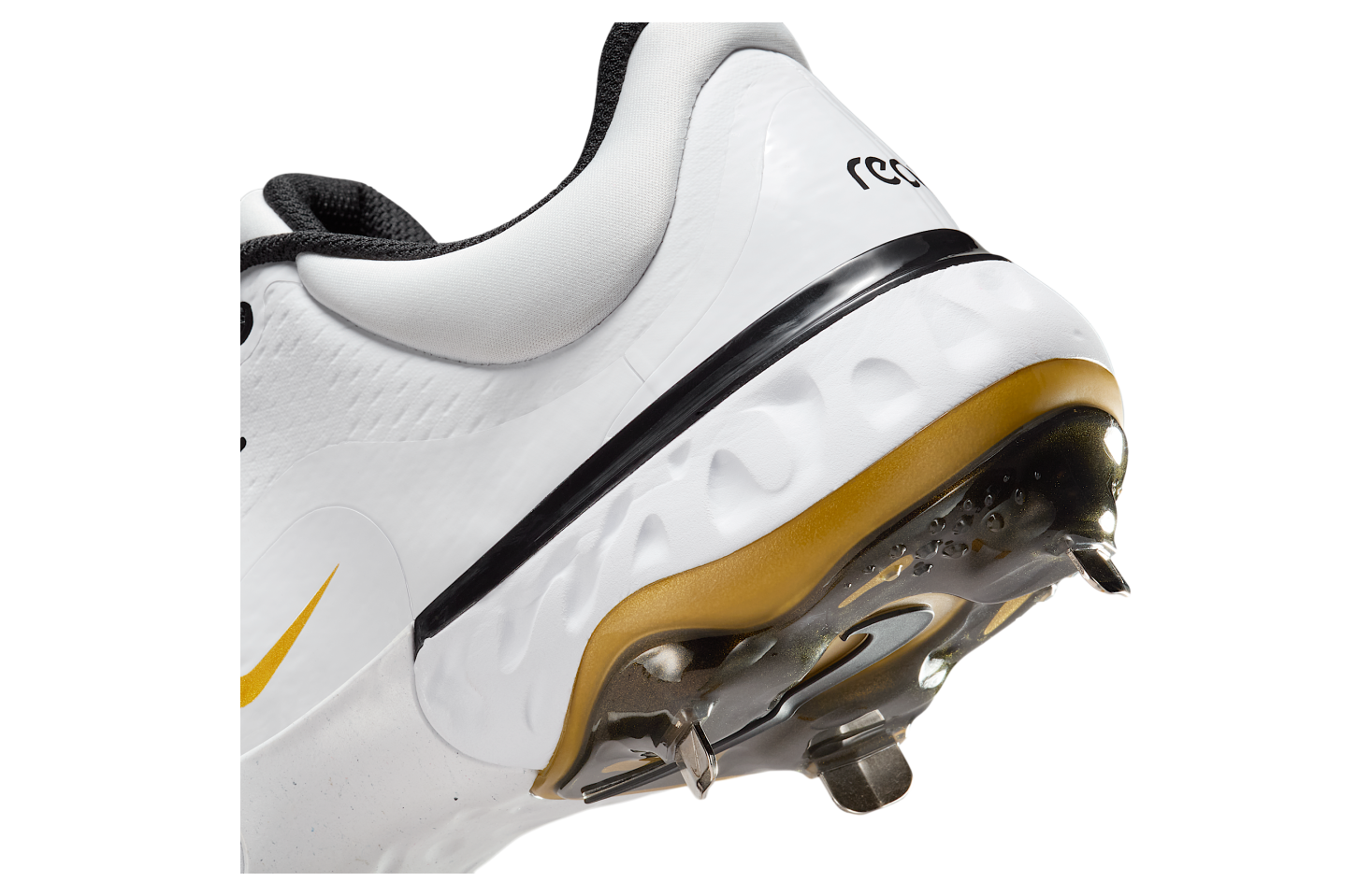 Nike Alpha Huarache Elite 4 Low White / Black / Metallic Gold