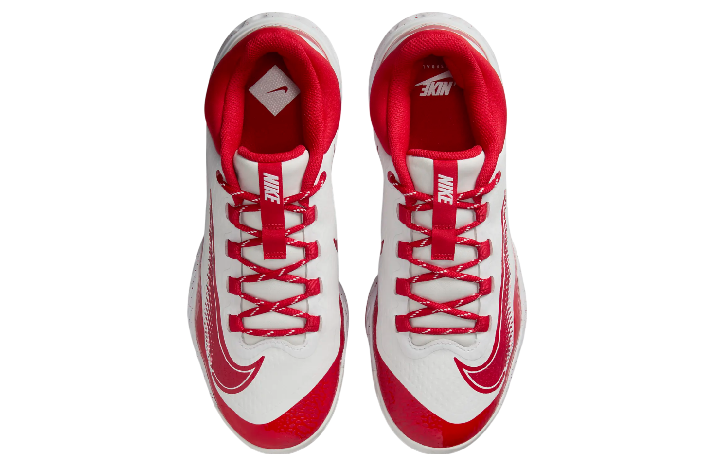 Nike Alpha Huarache Elite 4 Low White / University Red 2024