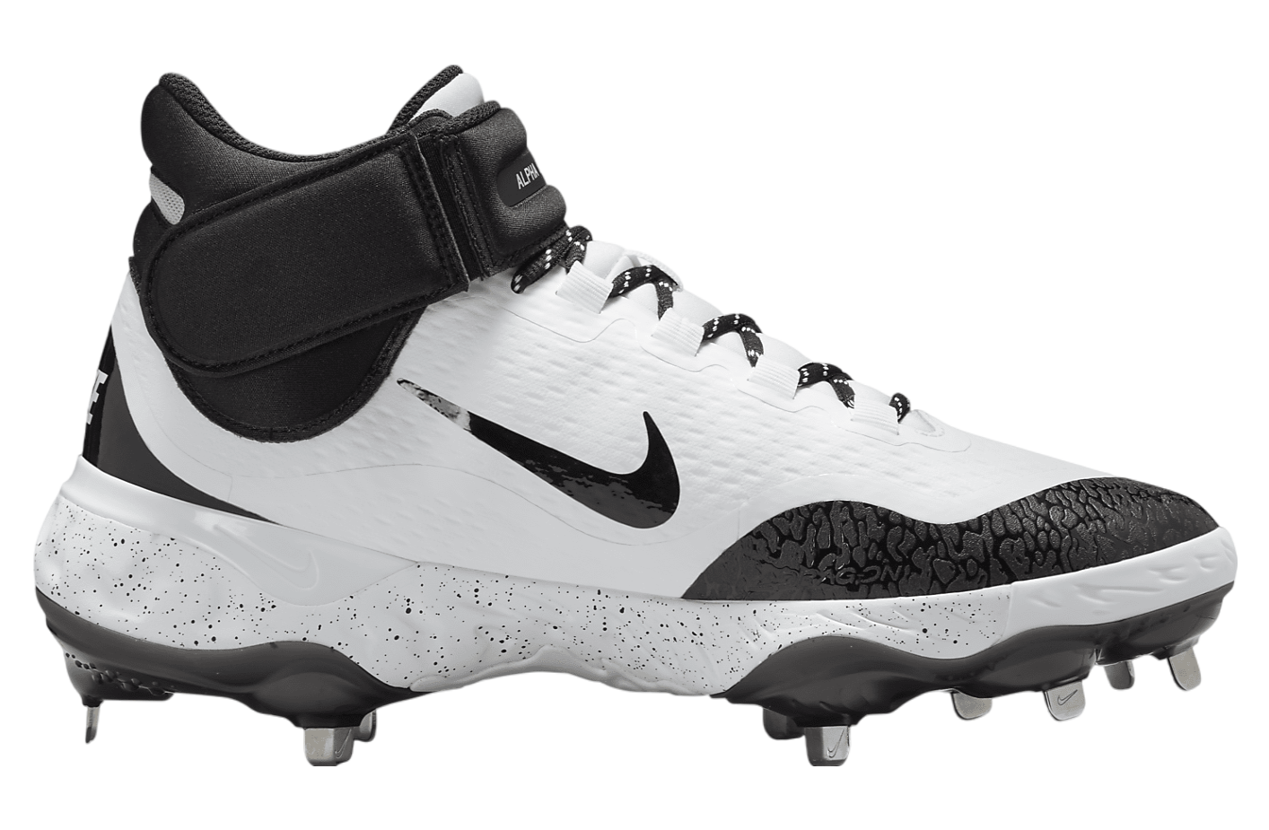 Nike Alpha Huarache Elite 4 Mid White / Black