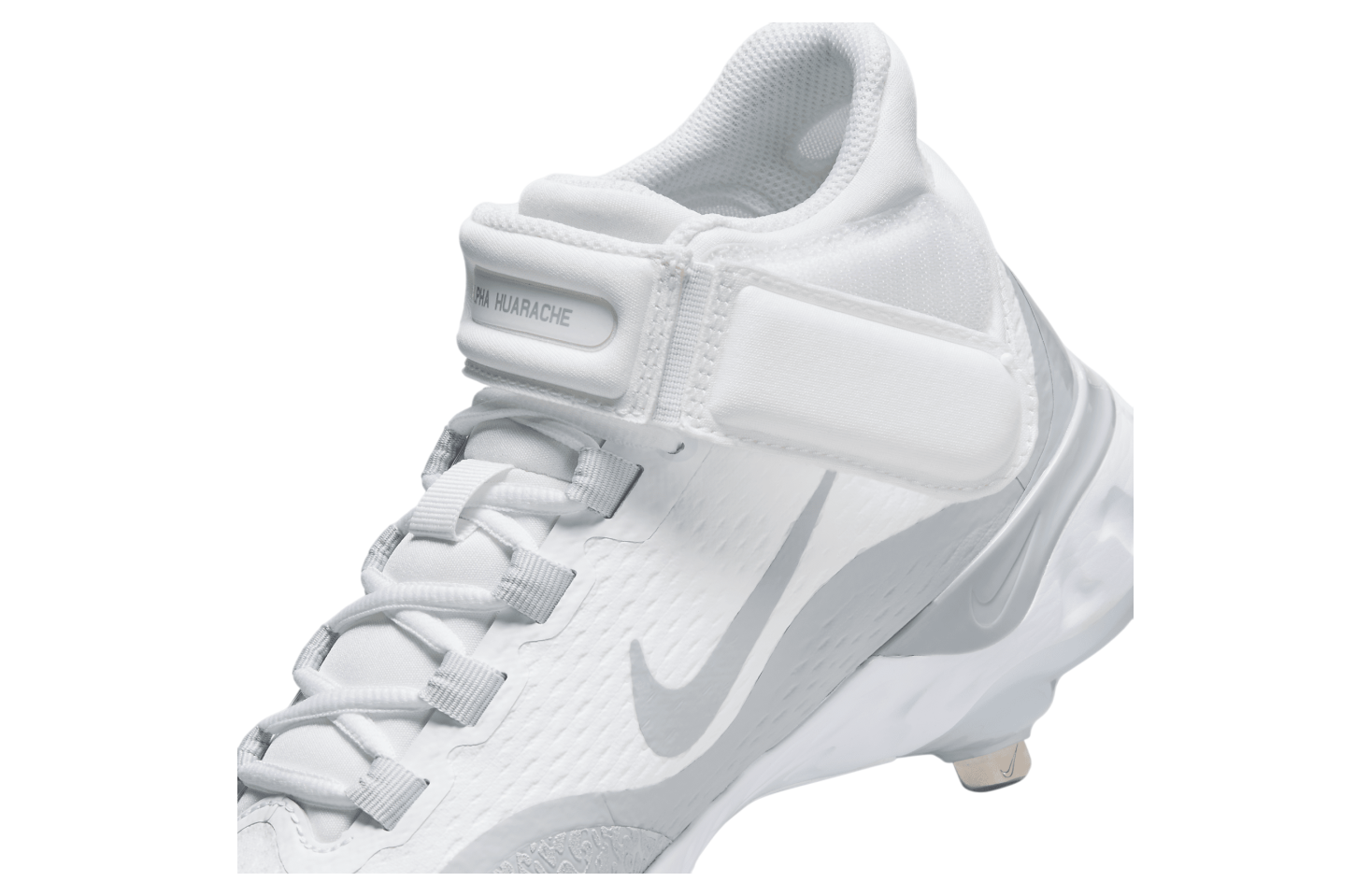 Nike Alpha Huarache Elite 4 Mid White / Pure Platinum