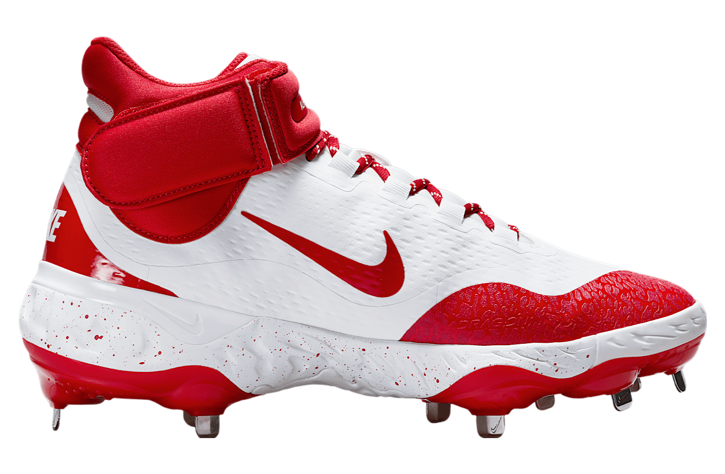 Nike Alpha Huarache Elite 4 Mid White / University Red OCT 2024