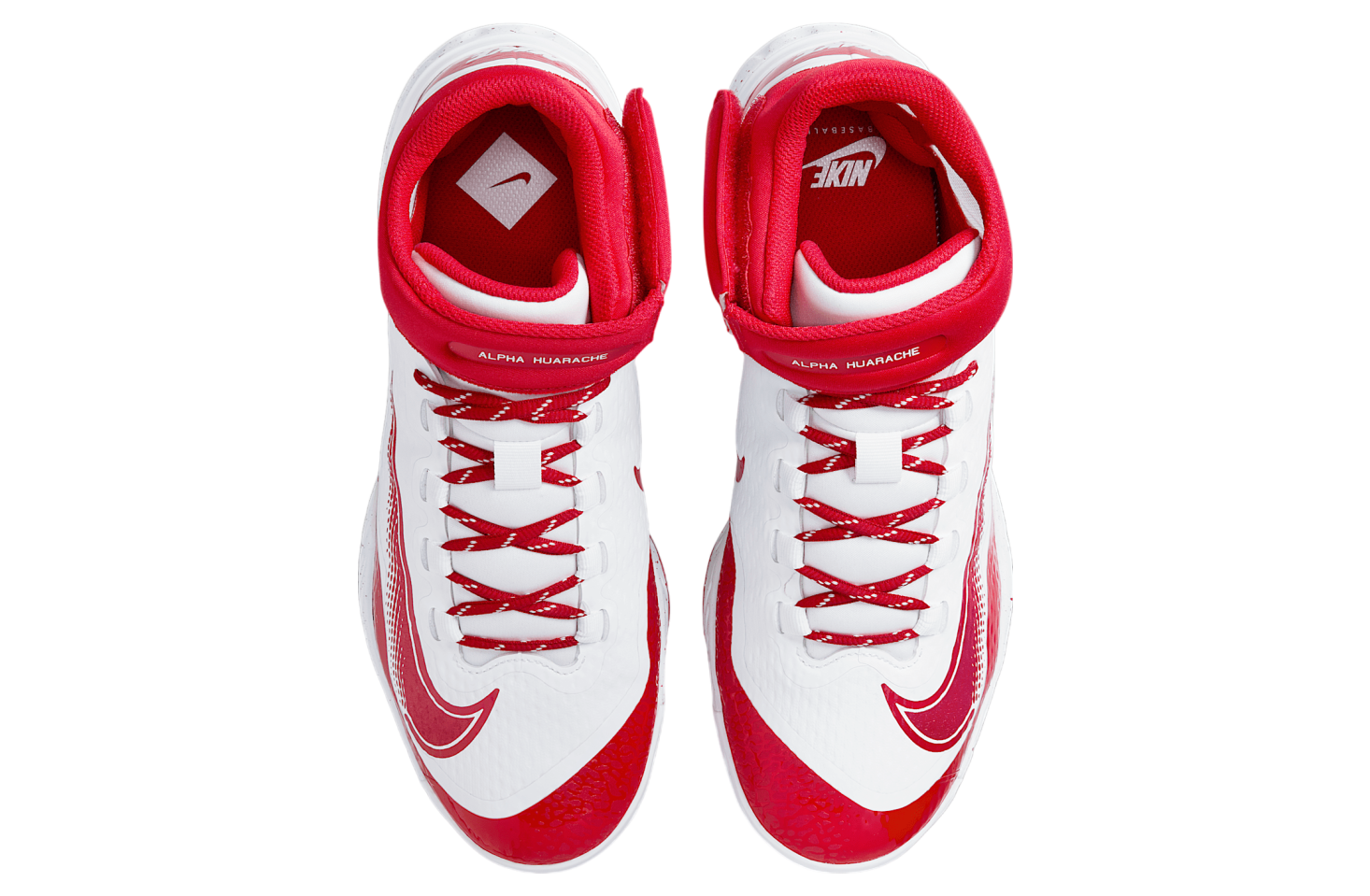 Nike Alpha Huarache Elite 4 Mid White / University Red OCT 2024