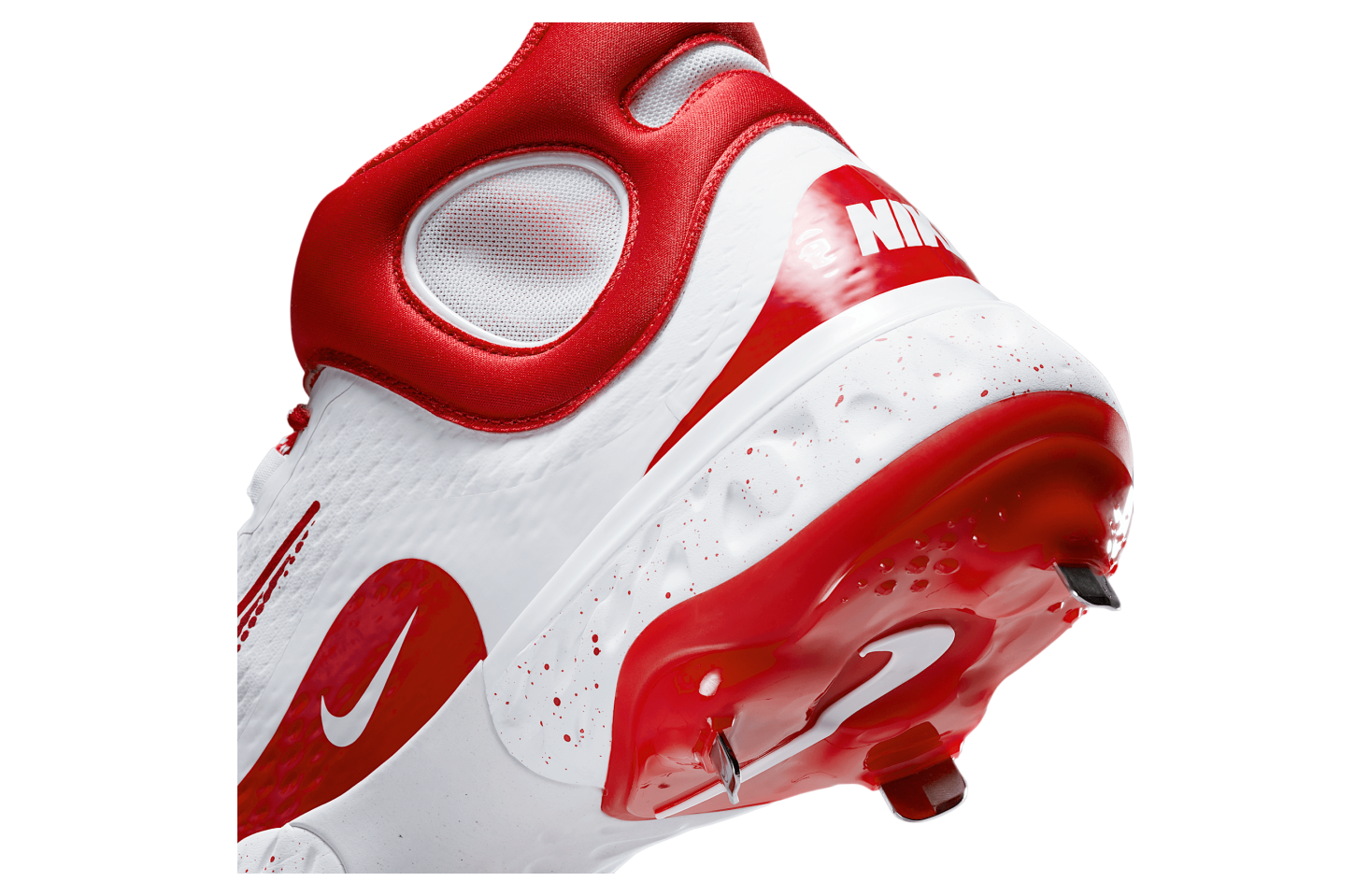 Nike Alpha Huarache Elite 4 Mid White / University Red OCT 2024