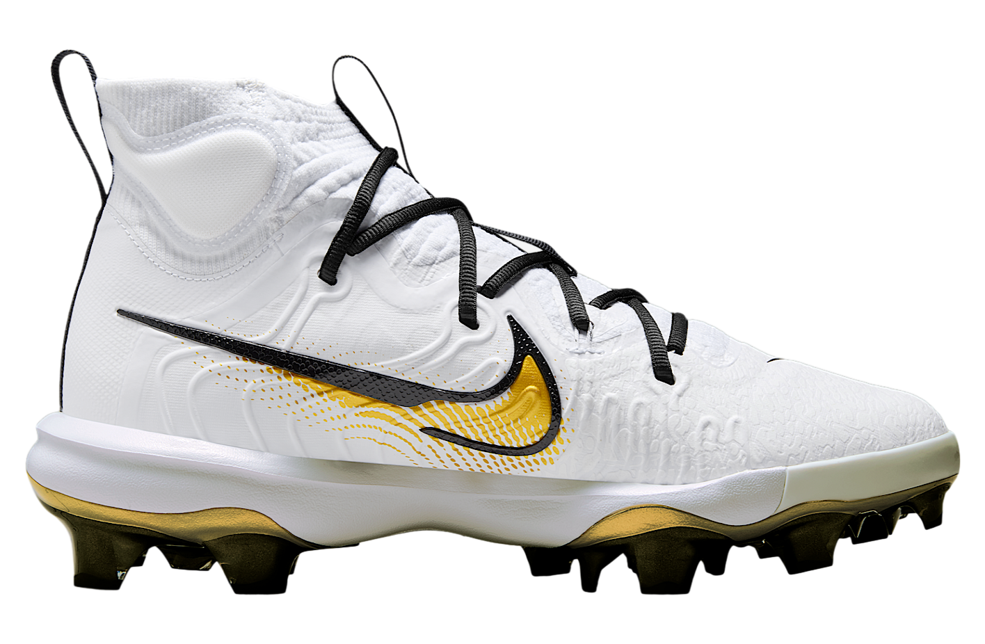 Nike Alpha Huarache Nxt Mcs White / Black / Metallic Gold
