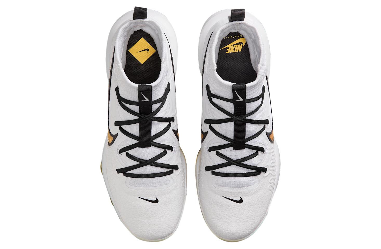 Nike Alpha Huarache Nxt Mcs White / Black / Metallic Gold