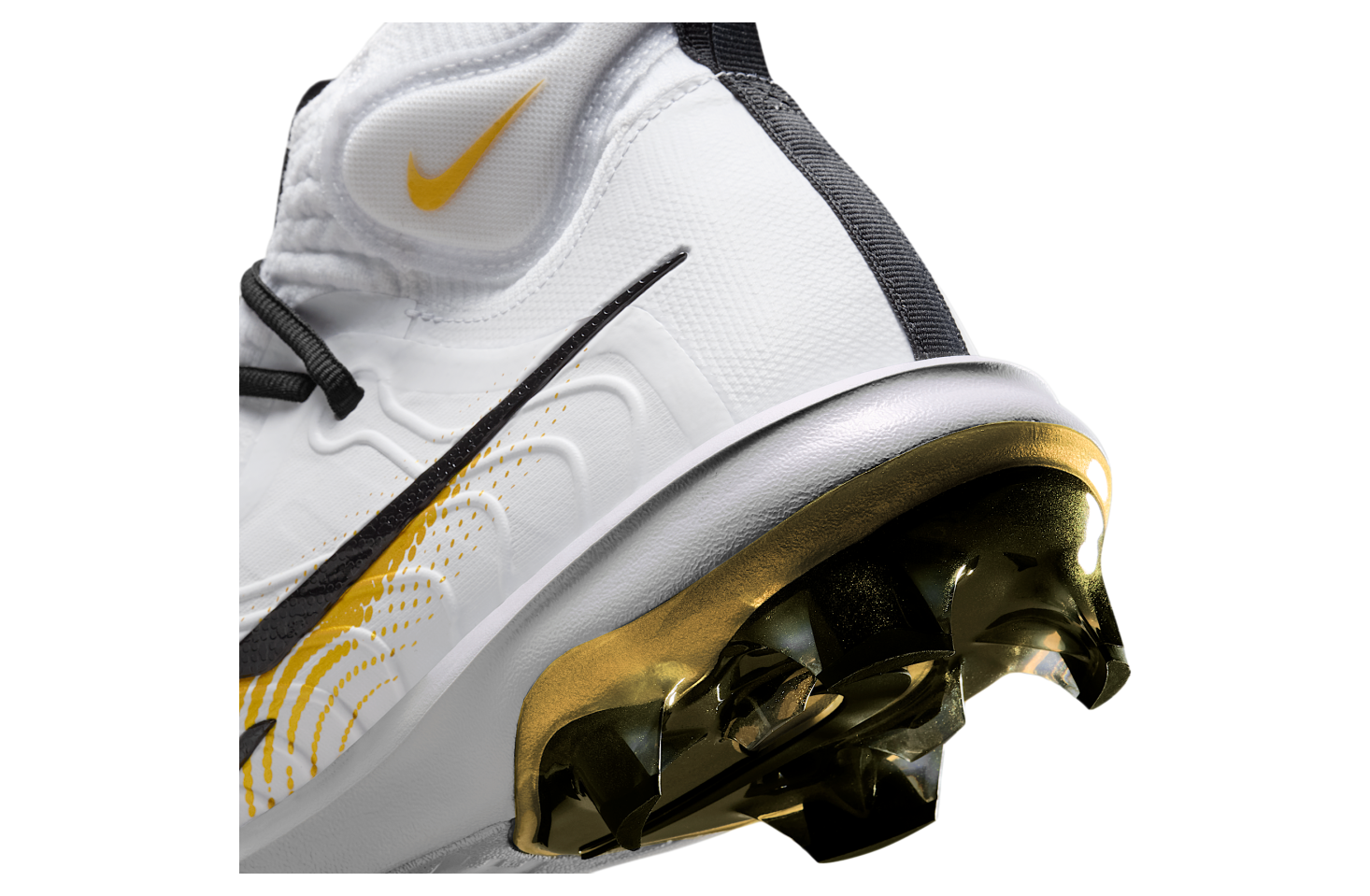 Nike Alpha Huarache Nxt Mcs White / Black / Metallic Gold