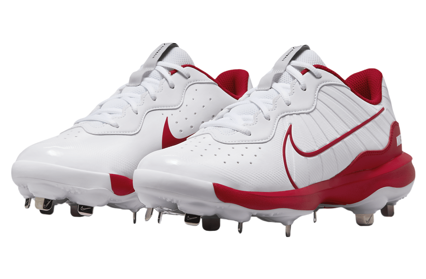 Nike Alpha Huarache Varsity 4 Low White / University Red