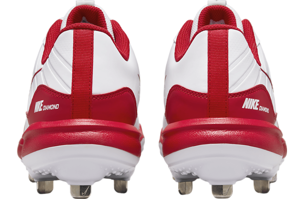 Nike Alpha Huarache Varsity 4 Low White / University Red