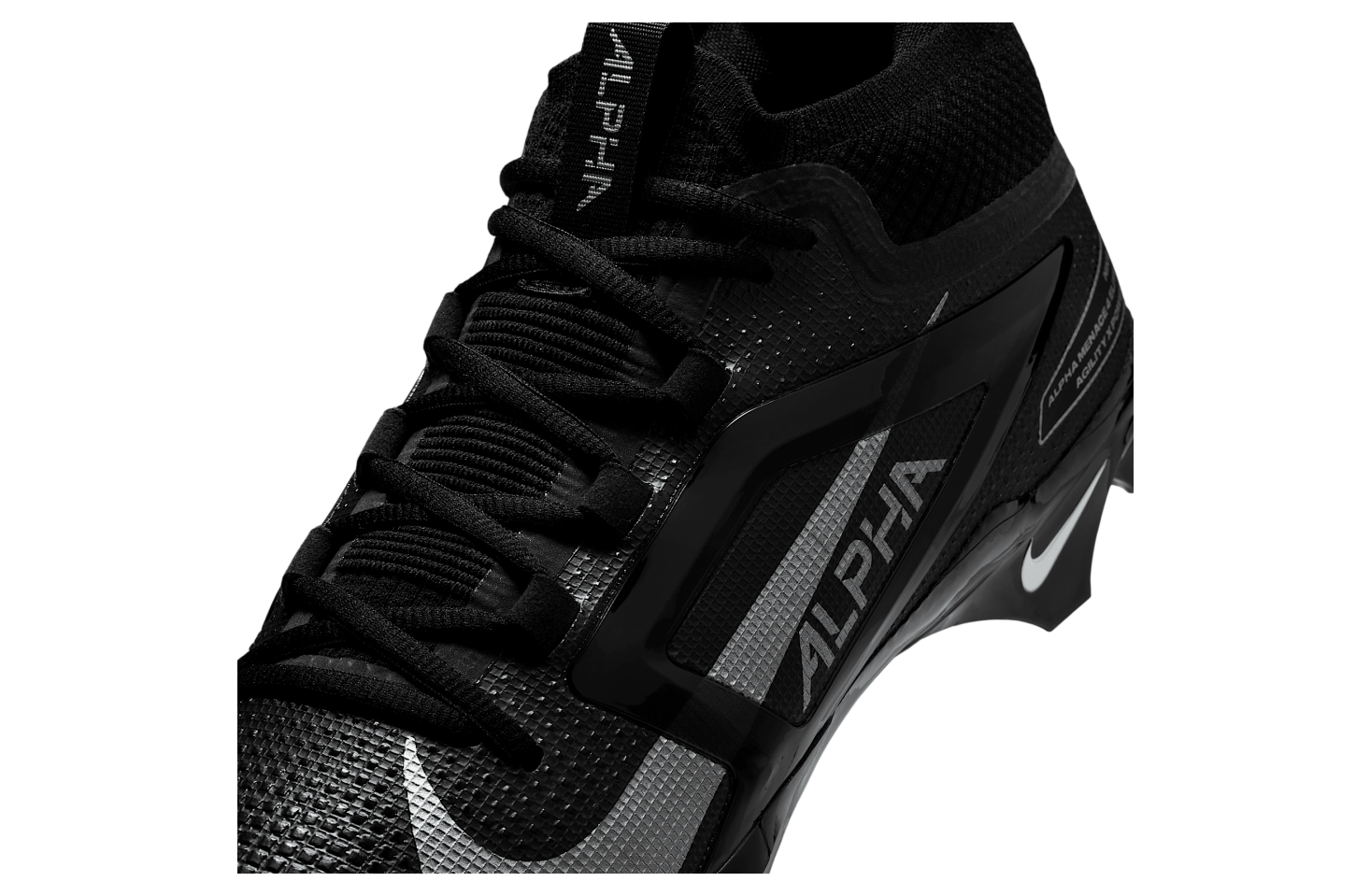 Nike Alpha Menace 4 Elite Black / Metallic Silver