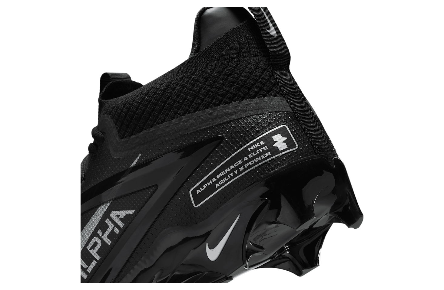 Nike Alpha Menace 4 Elite Black / Metallic Silver
