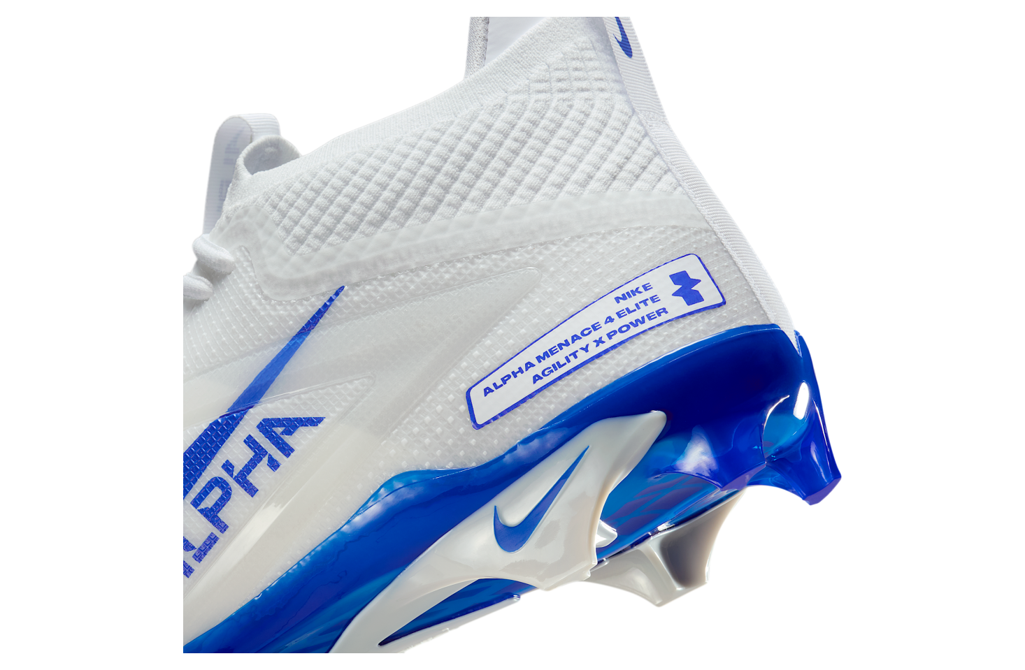 Nike Alpha Menace 4 Elite White / Hyper Royal