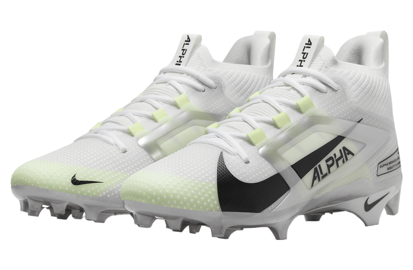 Nike Alpha Menace 4 Elite White / Metallic Silver