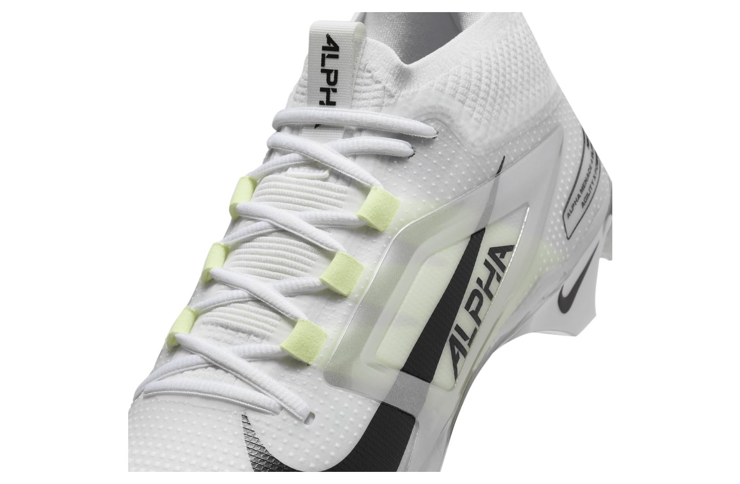 Nike Alpha Menace 4 Elite White / Metallic Silver